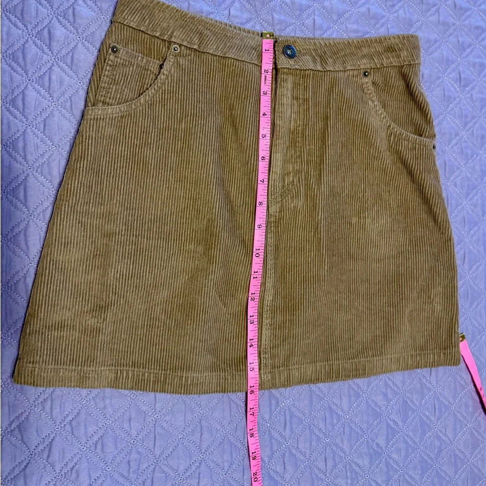 VANS Women's Ground Work Cord Mini Skirt size 26 - Picture 6 of 8